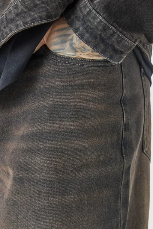 Tall Baggy Rigid Washed Jeans