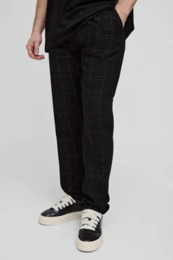 Tall Boucle Tapered Trousers