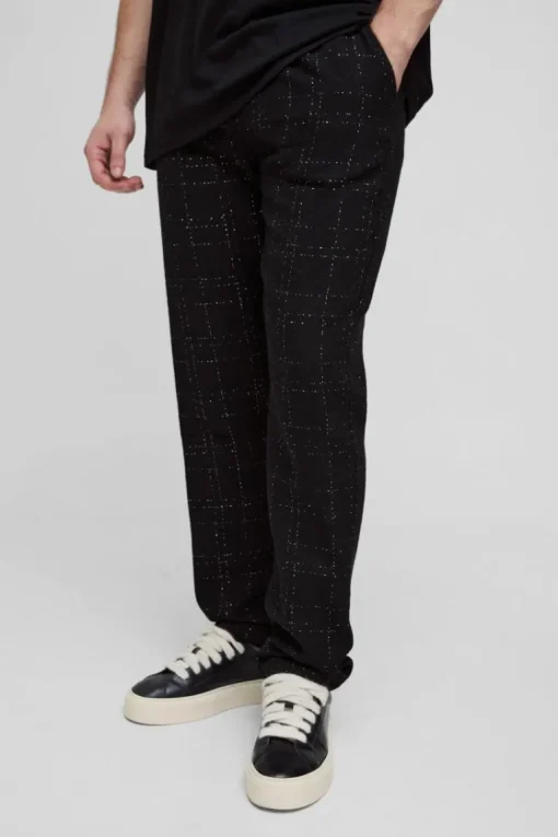 Tall Boucle Tapered Trousers