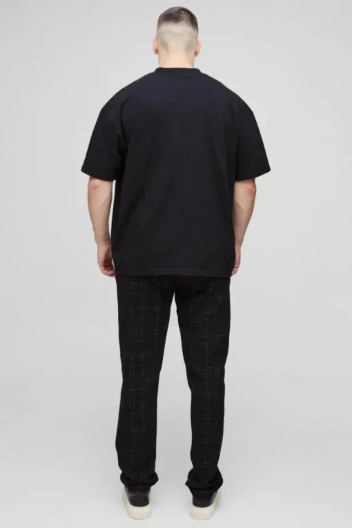 Tall Boucle Tapered Trousers