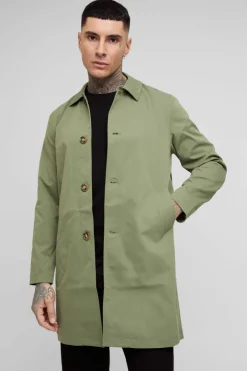 Tall Classic Contrast Panel Trench Coat