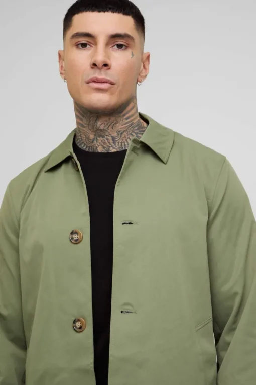 Tall Classic Contrast Panel Trench Coat