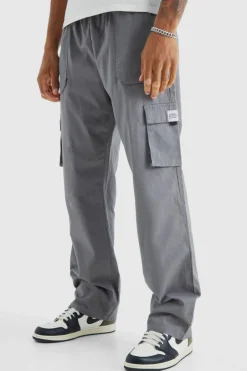 Tall Elastic Waist Relaxed Fit Buckle Cargo Jogger