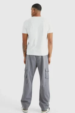 Tall Elastic Waist Relaxed Fit Buckle Cargo Jogger
