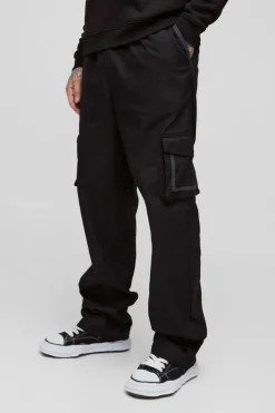 Tall Elasticated Relaxed Fit Ripstop Cargo Trouser