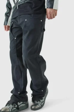 Tall Fixed Waist Relaxed Twill Carpenter Trouser