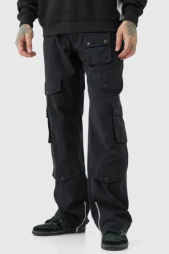 Tall Fixed Waist Relaxed Fit Cargo Trouser
