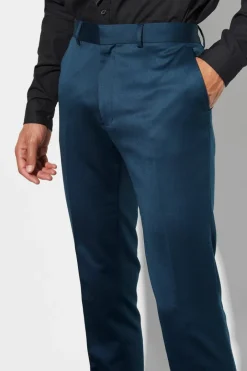 Tall Navy Satin Skinny Fit Suit