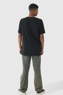 Tall Overdye Acid Wash Relaxed Fit Jeans