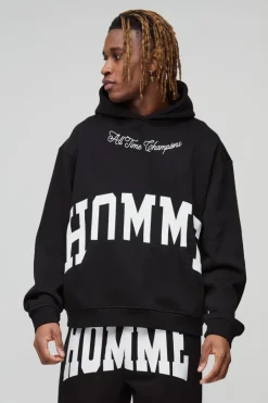 Tall Oversized Boxy Split Hem Homme Tracksuit