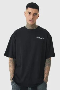 Tall Oversized Floral Back Graphic T-shirt