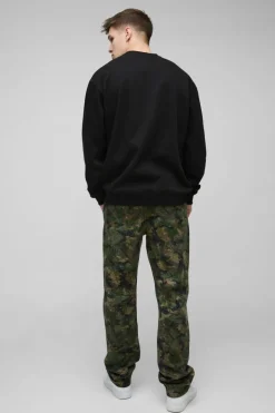 Tall Oversized Tupac License Print Sweatshirt