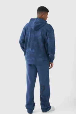 Tall Oversized Zip Thru Renaissance Print Hoodie