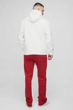 Tall Puff Print Slim Flare Stacked Gusset Jogger