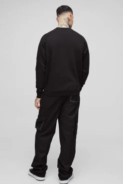 Tall Raglan Jersey Sweater