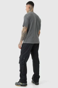 Tall Relaxed Fit Twill Cargo Trousers