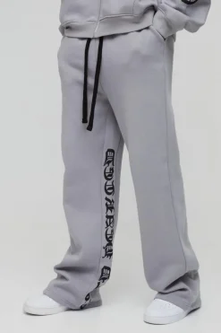 Tall Relaxed Flare Cold Hearted Puff Print Gusset Jogger
