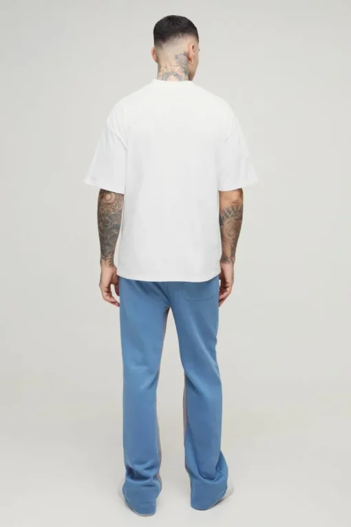 Tall Relaxed Man Paint Splatter Flare Jogger