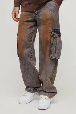 Tall Relaxed printed Cargo Jeans
