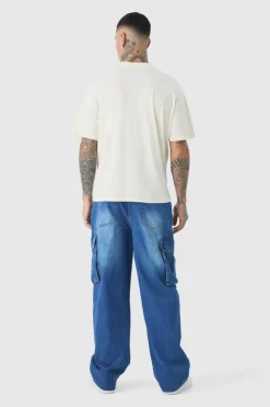 Tall Relaxed Rigid Cargo Jeans