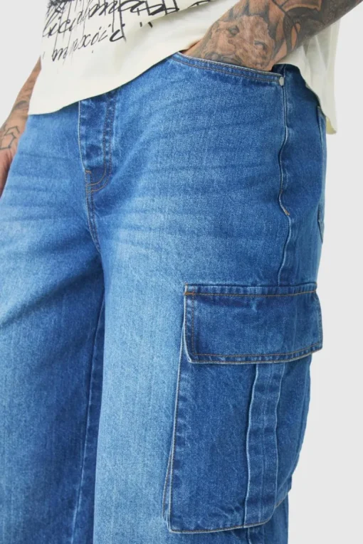 Tall Relaxed Rigid Cargo Jeans