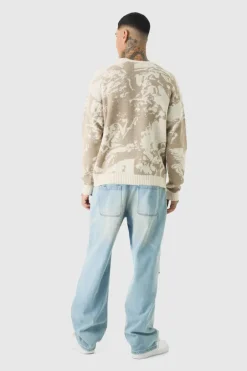Tall Renaissance Oversized Knitted Sweat
