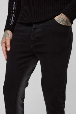 Tall Skinny Fit Contrast Gusset Trousers