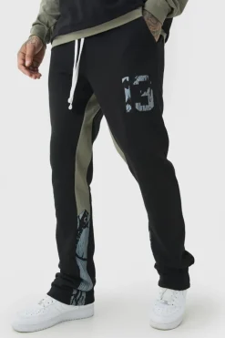 Tall Slim Fit Camo Gusset Joggers