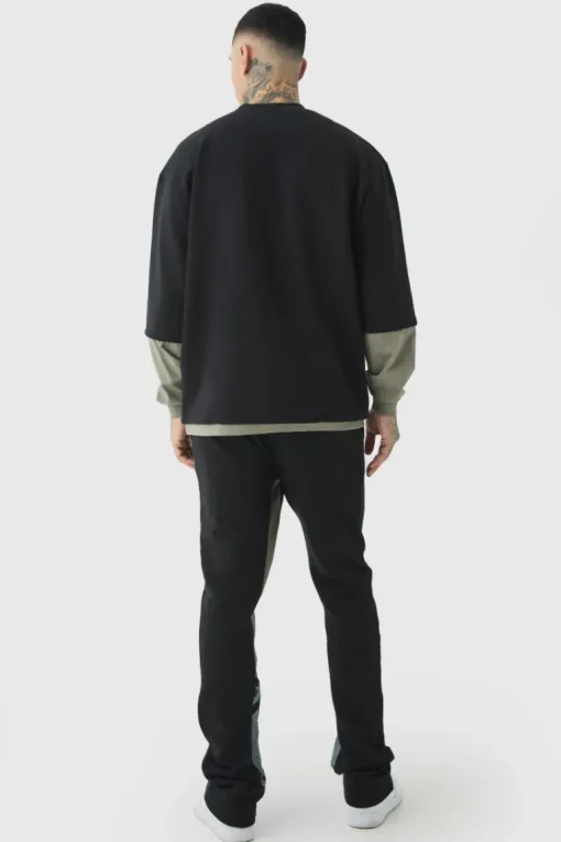 Tall Slim Fit Camo Gusset Joggers