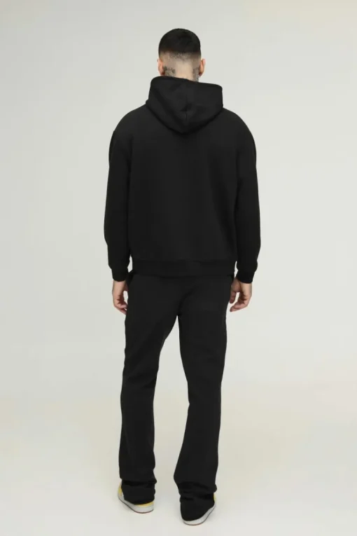 Tall Slim Stacked Wrld Print Gusset Jogger