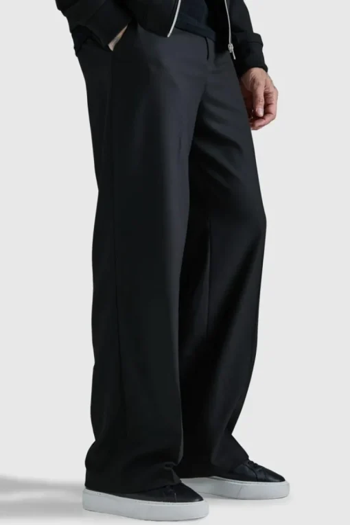 Tall Smart Bomber and Trouser Set in Black