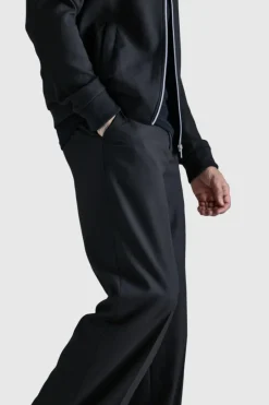 Tall Smart Bomber and Trouser Set in Black