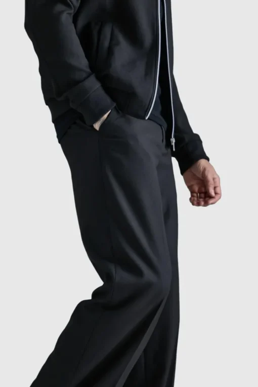 Tall Smart Bomber and Trouser Set in Black