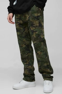 Tall Straight Camo Bandana Cargo Trouser