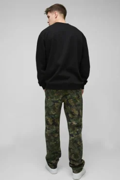 Tall Straight Camo Bandana Cargo Trouser