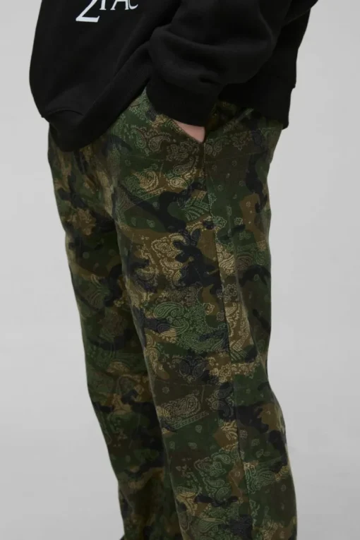 Tall Straight Camo Bandana Cargo Trouser