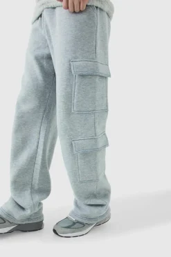 Tall Straight Leg Top Stitch Cargo Jogger