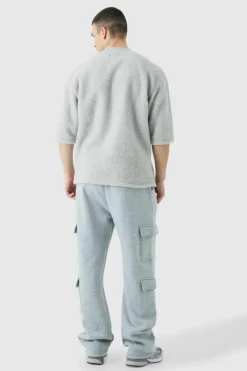 Tall Straight Leg Top Stitch Cargo Jogger