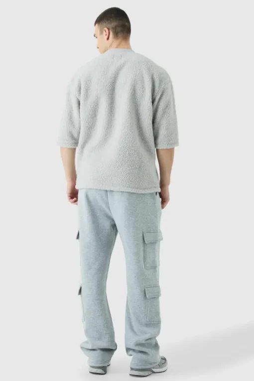 Tall Straight Leg Top Stitch Cargo Jogger