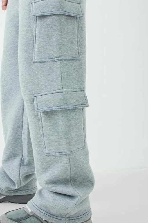 Tall Straight Leg Top Stitch Cargo Jogger