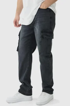 Tall Straight Rigid Cargo Jeans