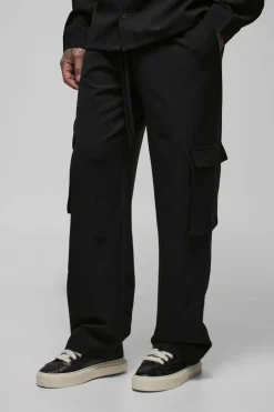 Tall Stretch Woven Relaxed Fit Cargo Trousers