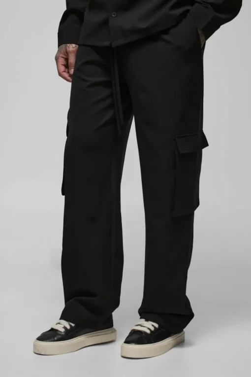 Tall Stretch Woven Relaxed Fit Cargo Trousers