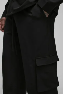 Tall Stretch Woven Relaxed Fit Cargo Trousers