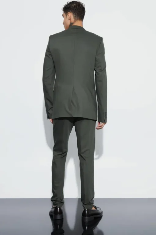 Tall Super Skinny Double Breasted Blazer
