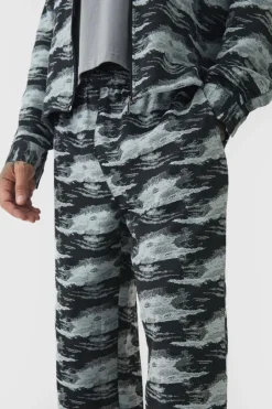 Tall Textured Jacquard Relaxed Fit Trousers