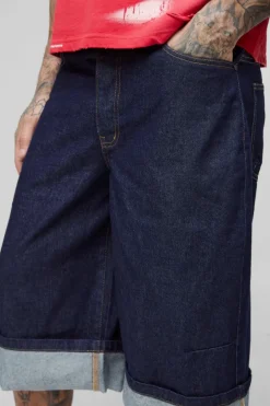 Tall Turn Up Parachute Jorts