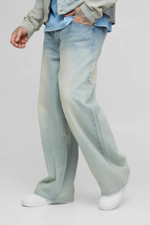 Tall Washed Baggy Fit Jeans