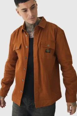 Tall Worker Overshirt in Tan
