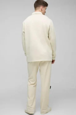 Tall Woven Tab Rugby Polo